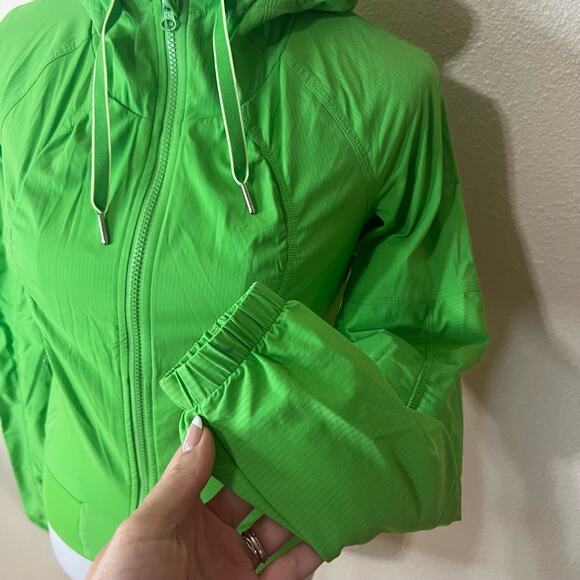 Lululemon Street to Studio Green Full Zip Hooded Jacket Performance Active 4 - Picture 5 of 7